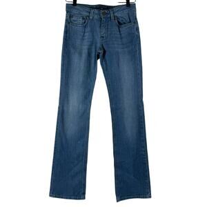 Marc by Marc Jacobs Womens Bootcut Jeans Medium Wash Low Rise Cotton Blend 27